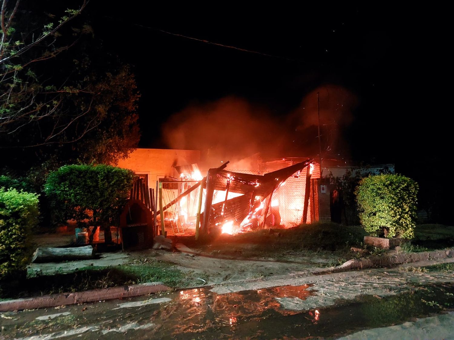 Vivienda afectada.