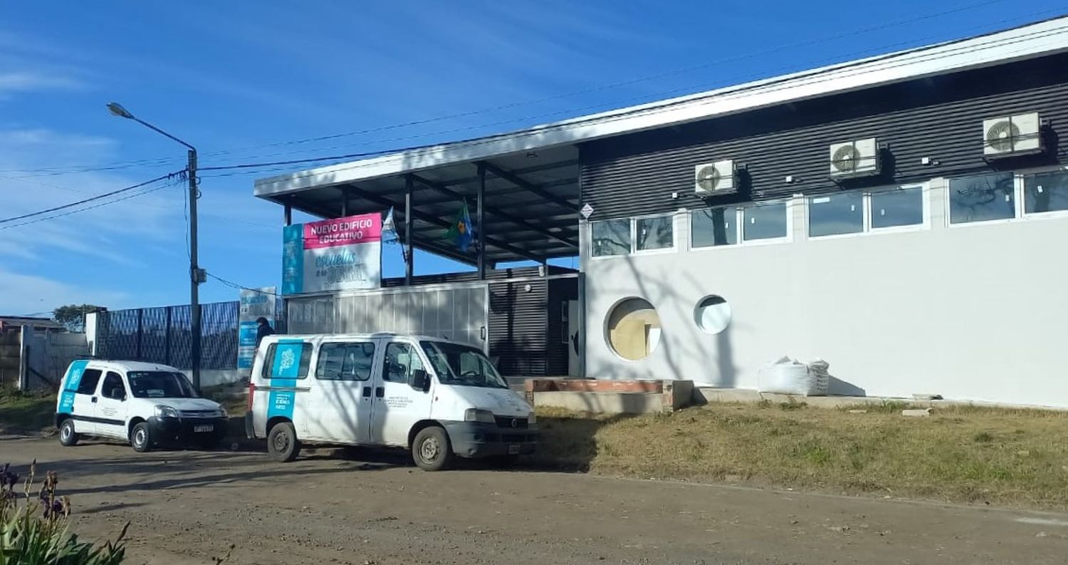 Avanza la obra del edificio del Jardín 912 de Villa Laza, al que actualmente concurren 90 chicos