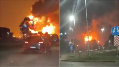 Ezeiza: controlan el incendio que arrasó con casi diez industrias