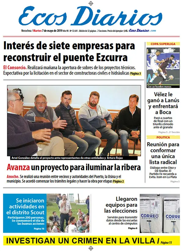 Tapa del 7 de mayo de 2019