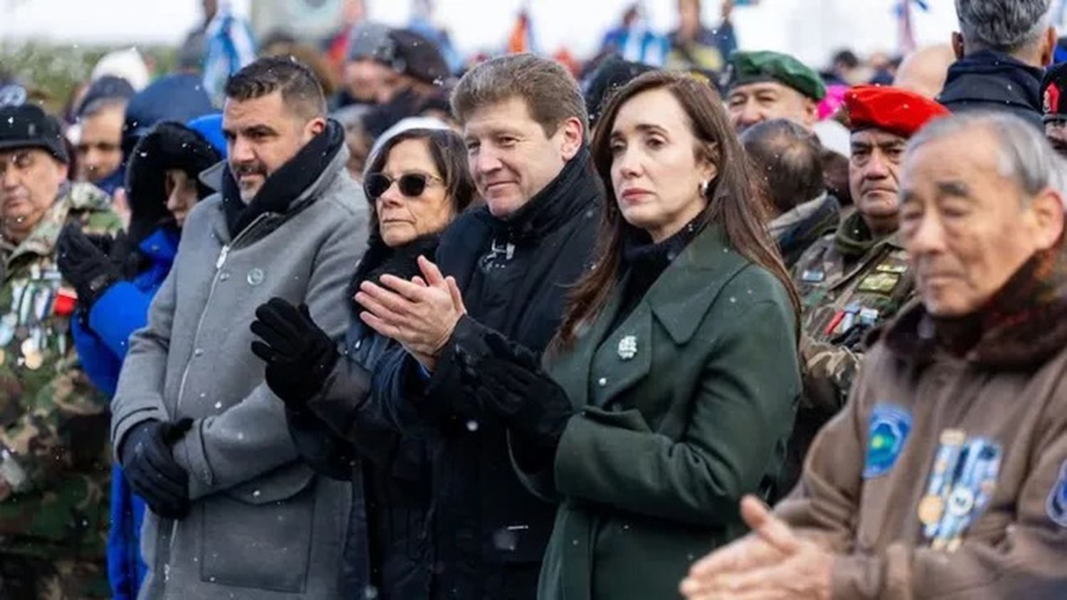 Villarruel encabezó el acto por Malvinas en Tierra del Fuego y llamó a emprender “un proceso de malvinización”