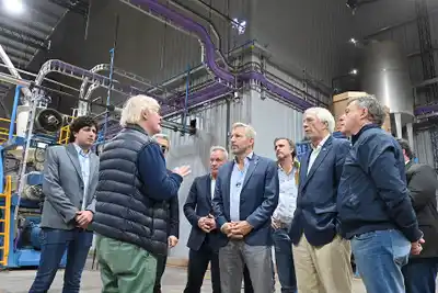 Frigerio desde Seguí anunció alivio fiscal y financiamiento para el sector productivo