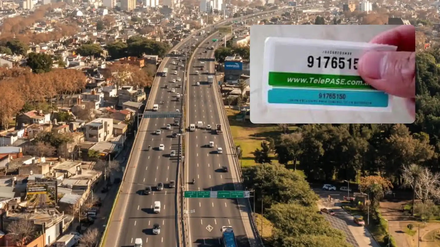 Desde el viernes próximo en las autopistas de CABA solo se abonará el peaje con el Telepase.