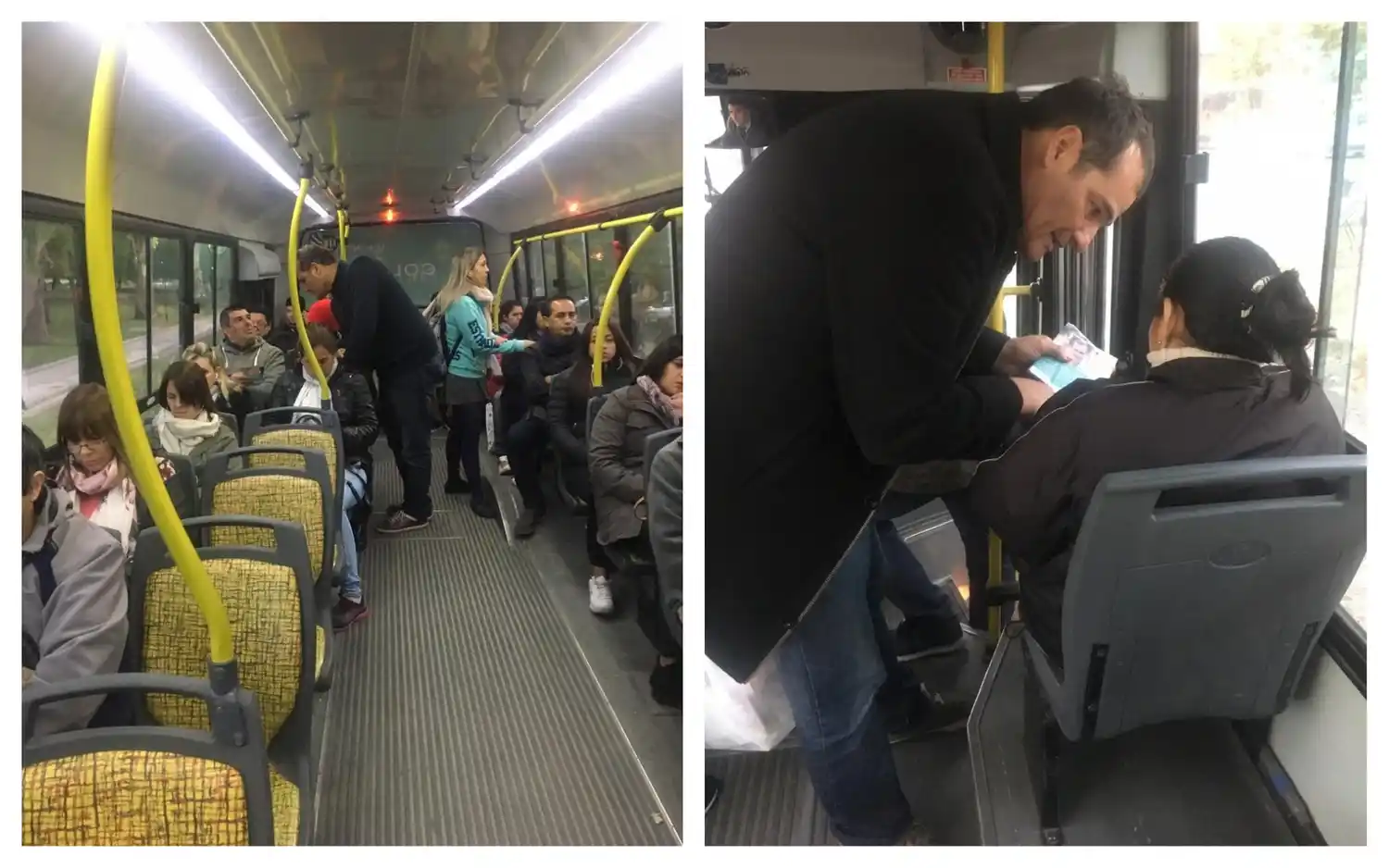 Un diputado lanzó su campaña a Intendente en los colectivos: "Es la mejor forma de escuchar"