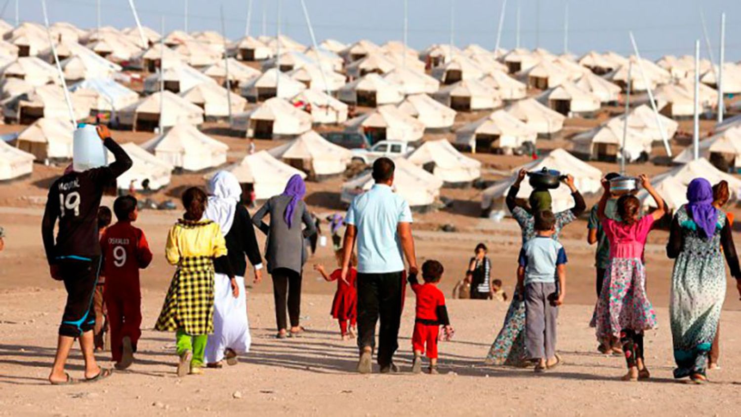 Llegaron a Mendoza desde Siria las primeras dos familias refugiadas