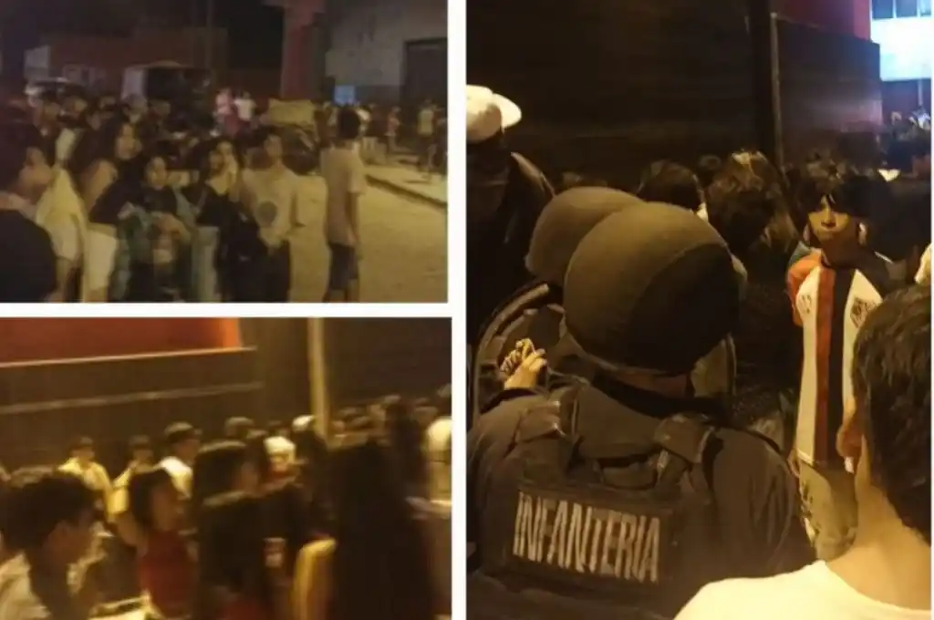 Jujuy: feroz enfrentamiento entre adolescentes, personal en un boliche y la policía