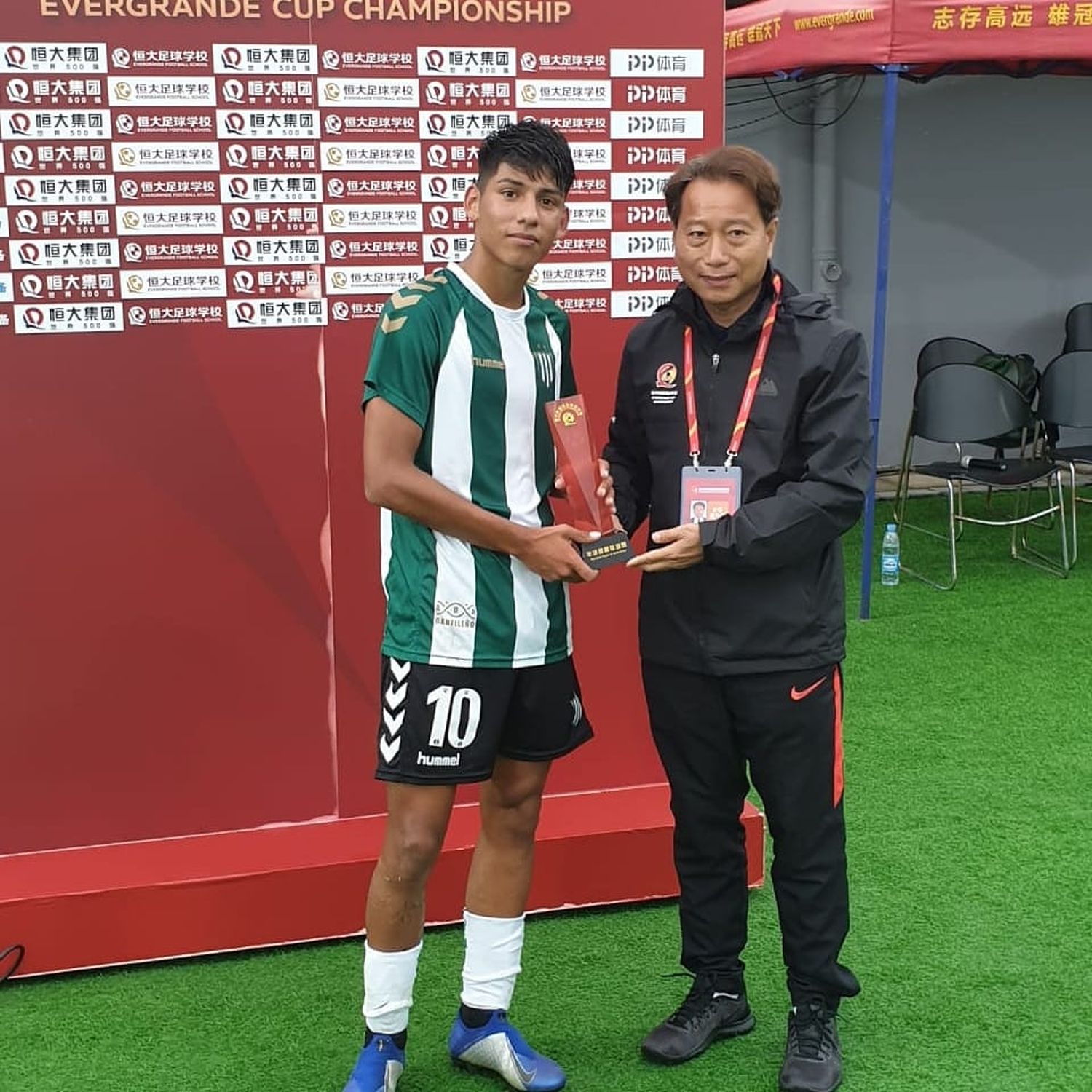 El juvenil tandilense Matías González, el mejor en China