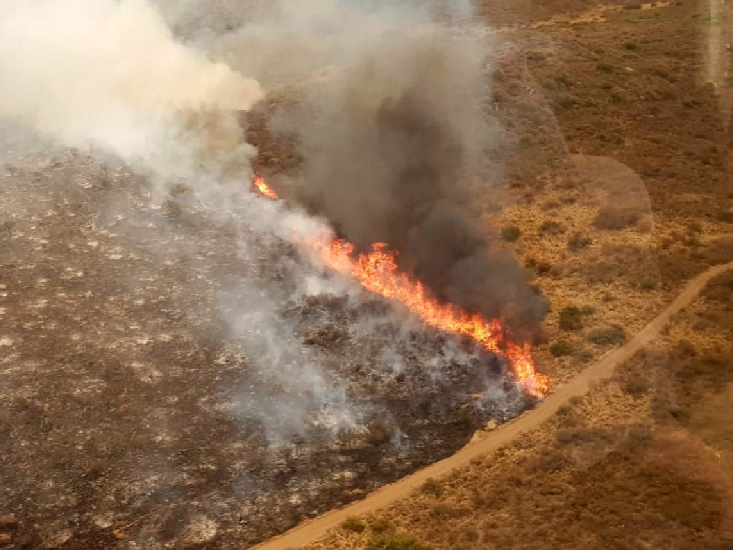 Fuego en Córdoba: continúa activo sólo un foco