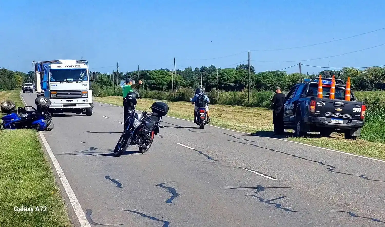 Conmoción en la región: murió un dirigente deportivo tras volcar con su cuatriciclo