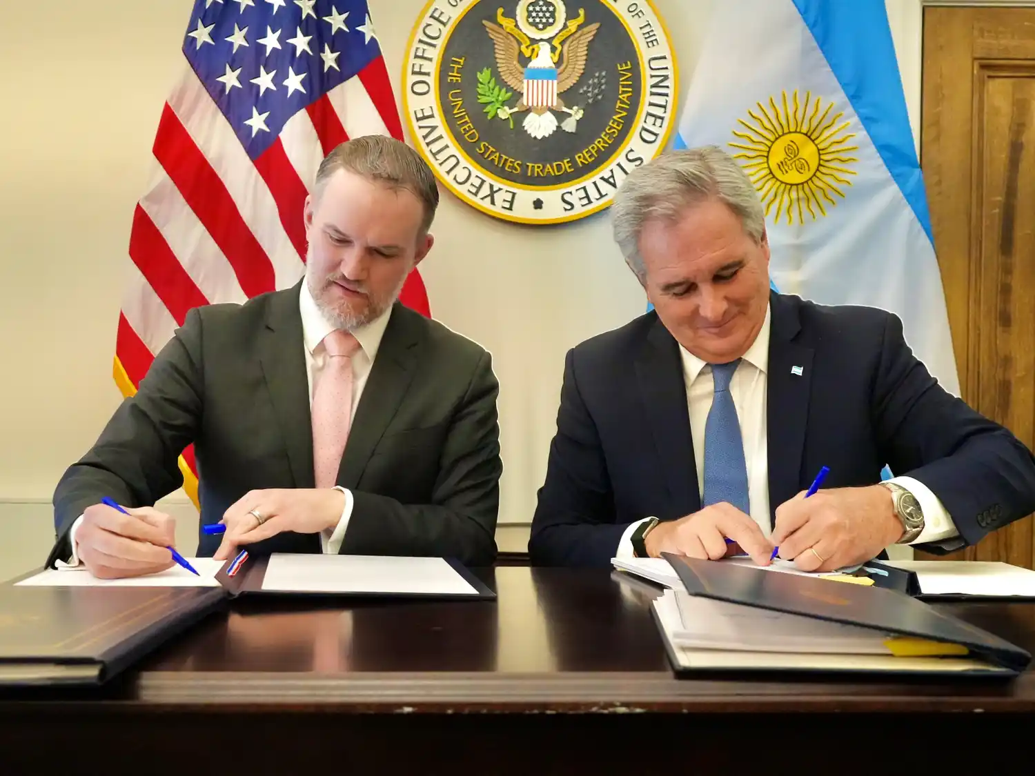 La novedad fue comunicada por el canciller Pablo Quirno luego de mantener una reunión en Washington con Jamieson Greer, el representante comercial norteamericano.