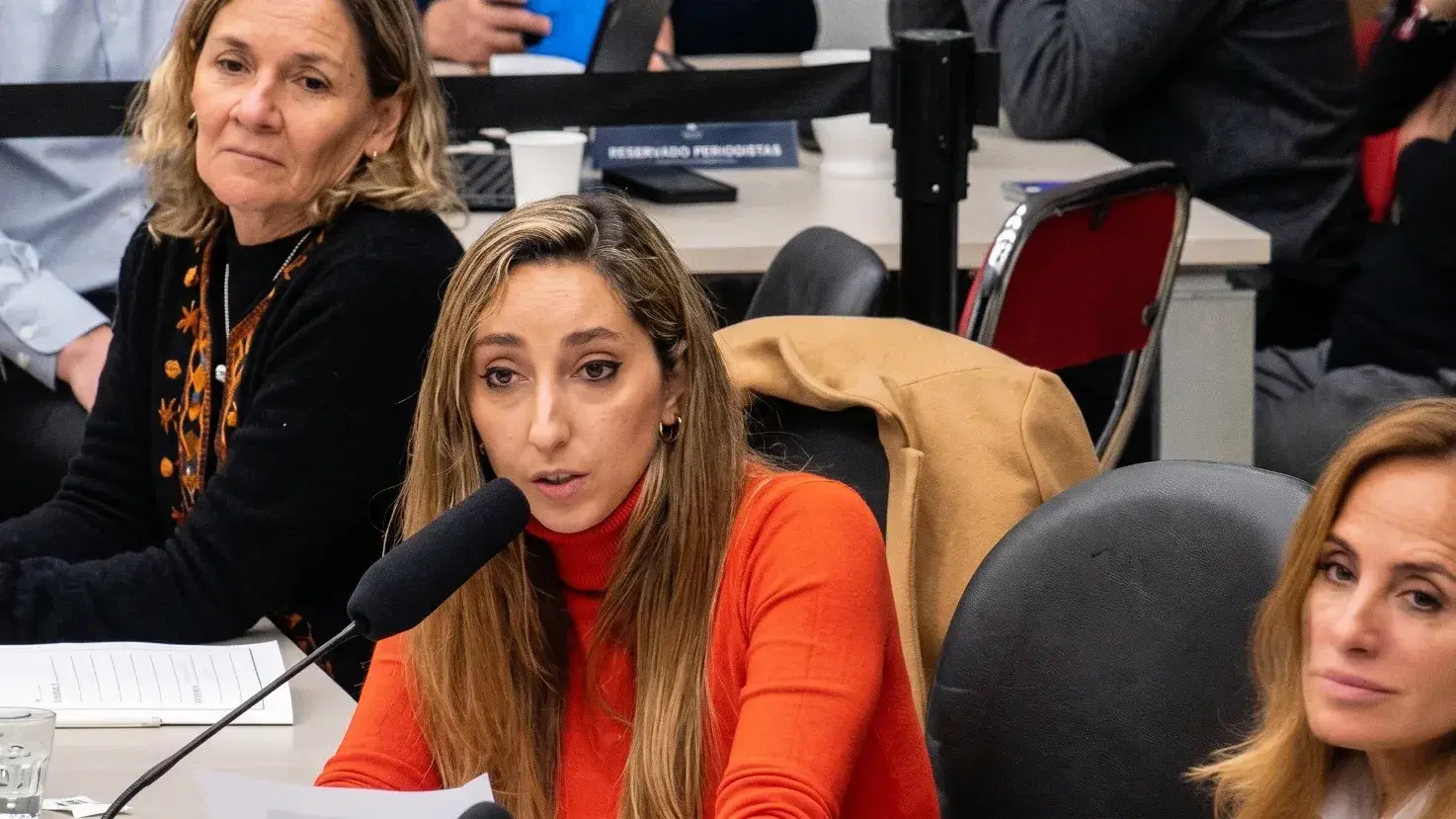 Bausili se ausentó durante la intervención de Julia Strada y la diputada lo acusó de evitar responder sus preguntas