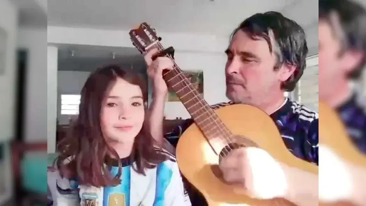 El payador santafesino que se hizo viral junto a su hija por una emotiva canción para la Selección Argentina