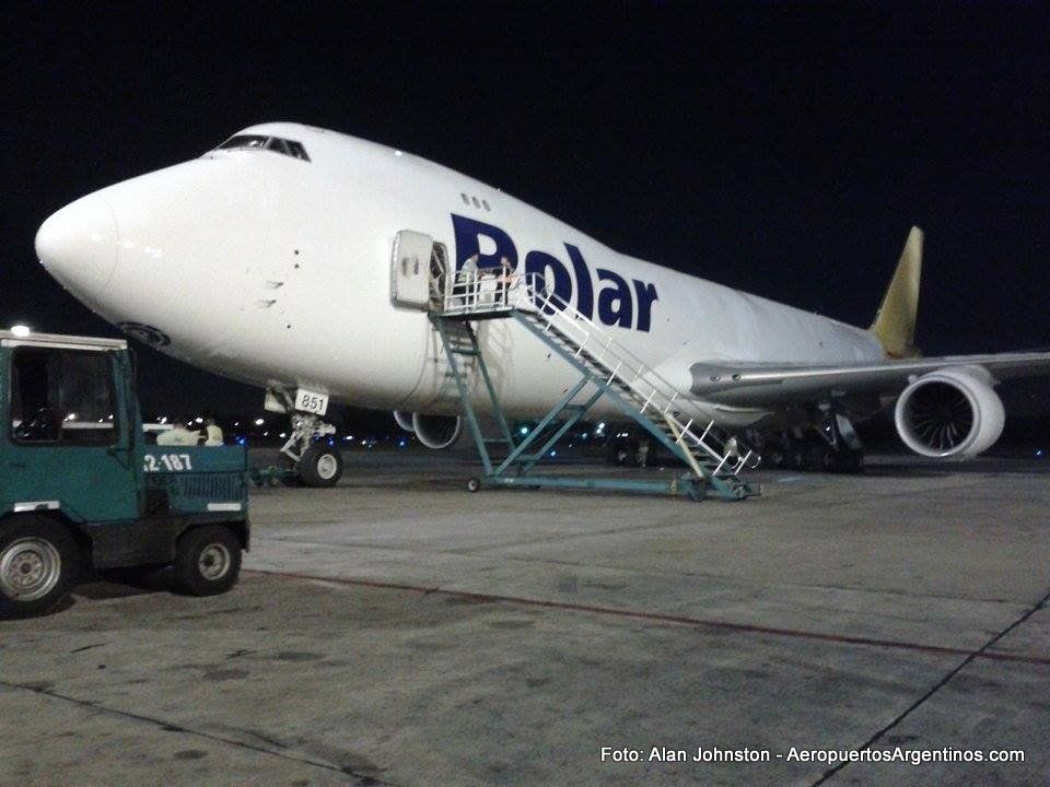 [Spotting] Boeing 747-87U(F) de Polar Air Cargo en Ezeiza
