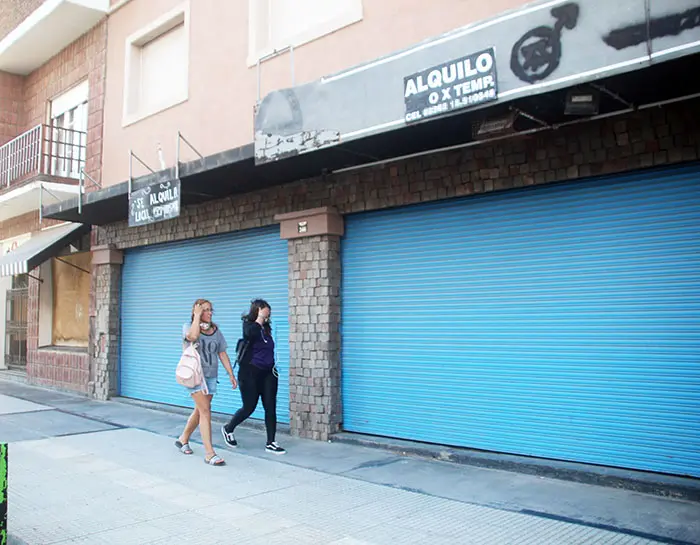 Locales quedaron sin alquilar