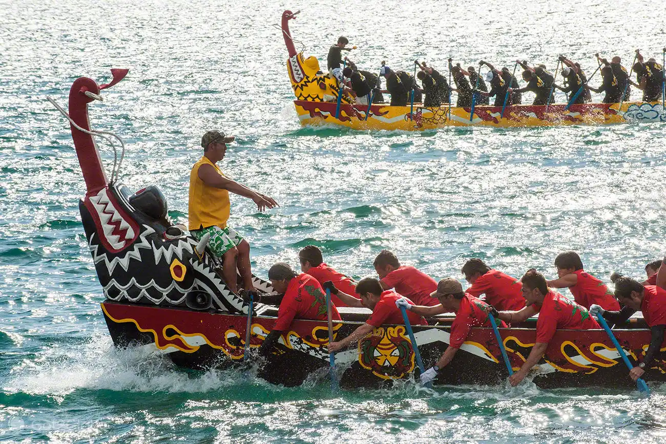 Una delegación china interesada en realizar competencias de botes dragón en Chascomús