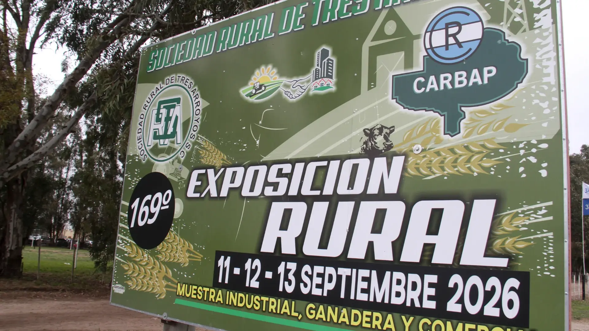 El predio de rutas 3 y 228 abrirá sus tranqueras a las 9 horas