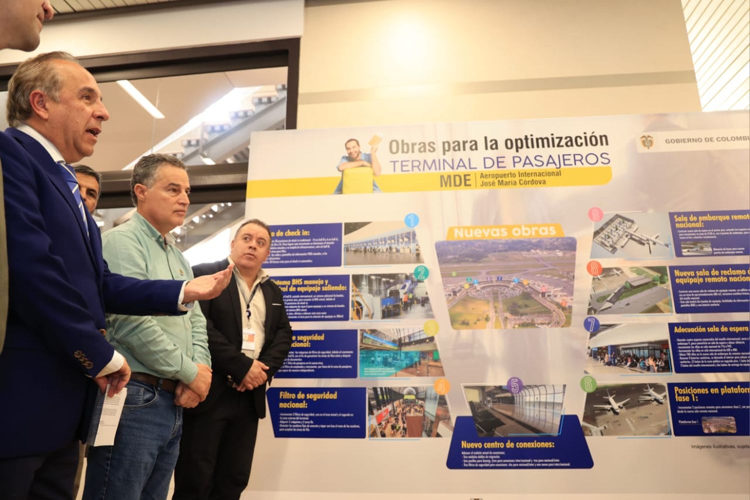 Invertirán COP 45,3 mil millones en el aeropuerto José María Córdova