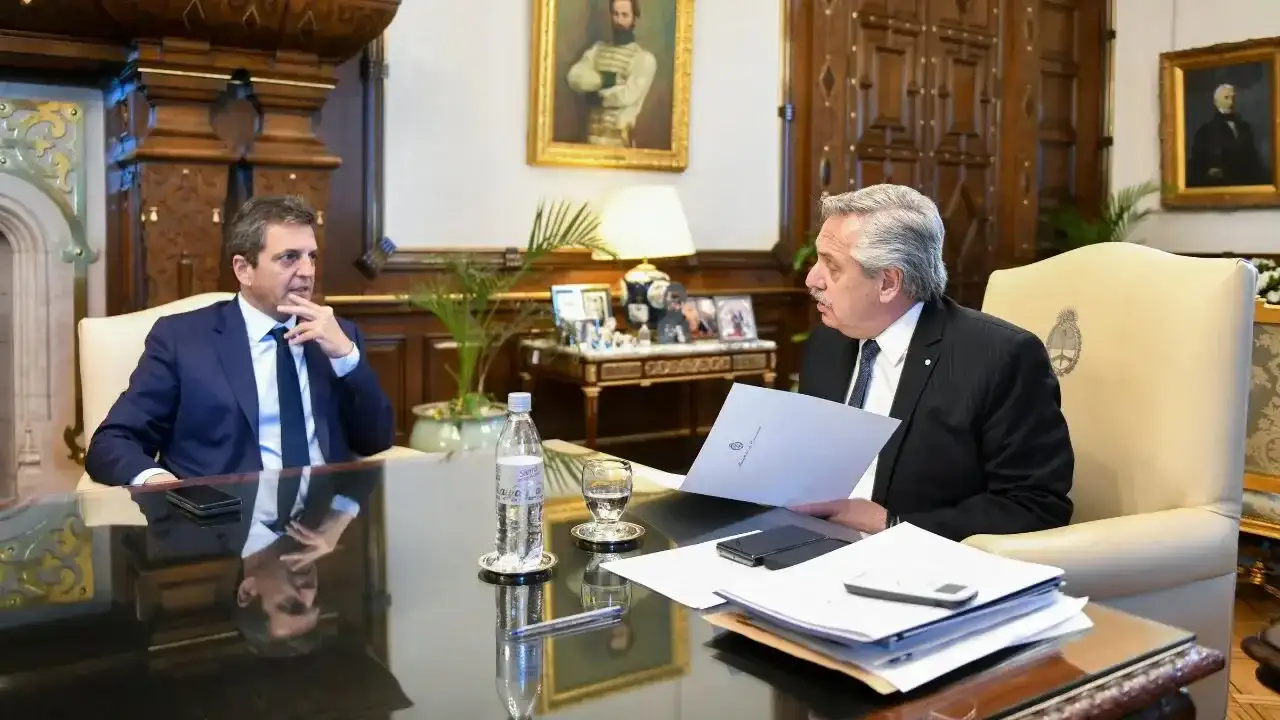 Sergio Massa y Alberto Fernández