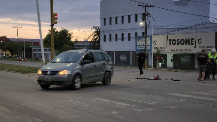 accidente ruta nacional 34 rn34 zobboli pellegrini choque moto auto ambulancia 107 - 3