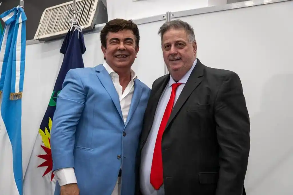 Espinoza con Alejandro Collia