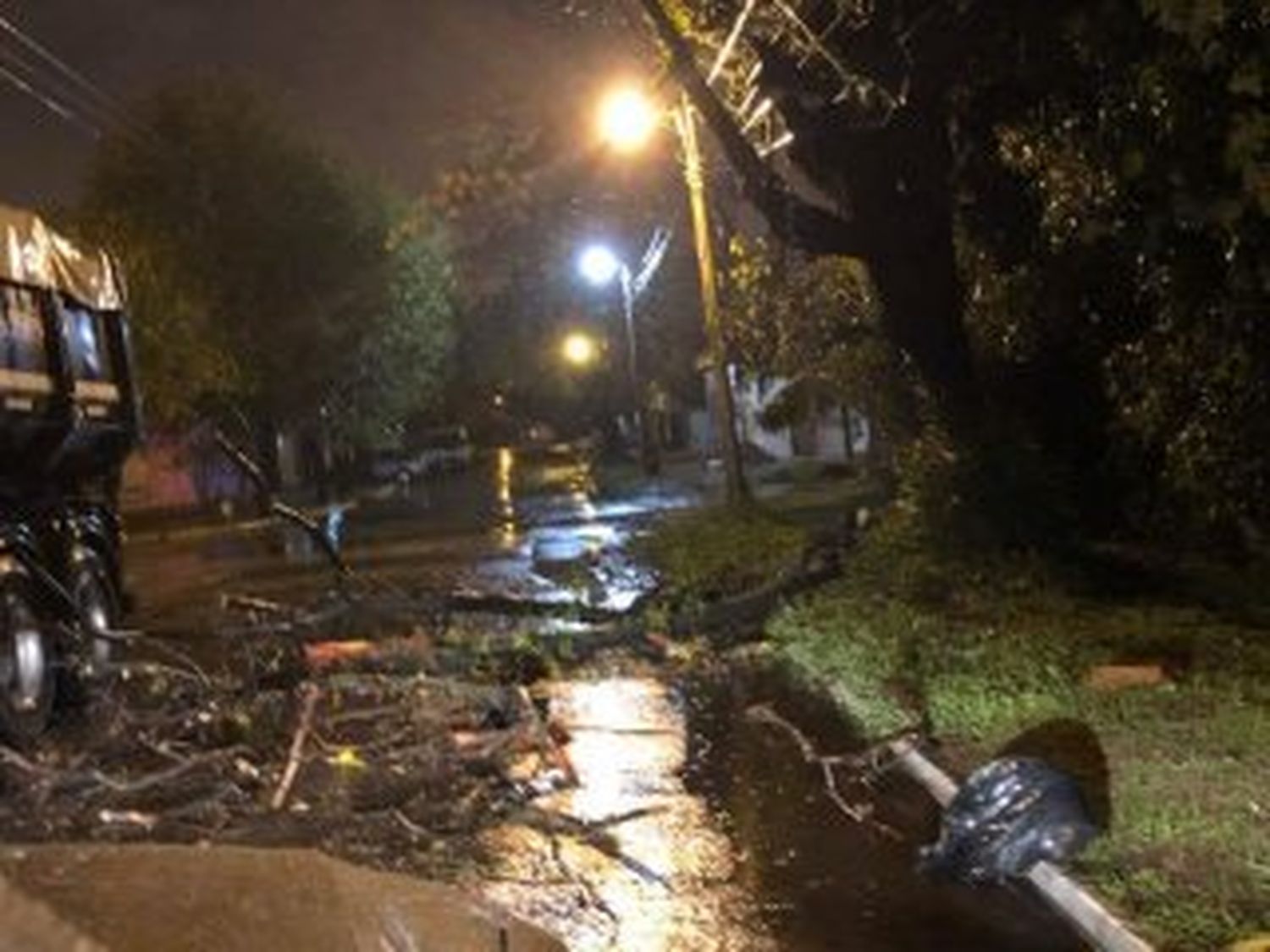 Decretaron la emergencia en Merlo por la #tormenta