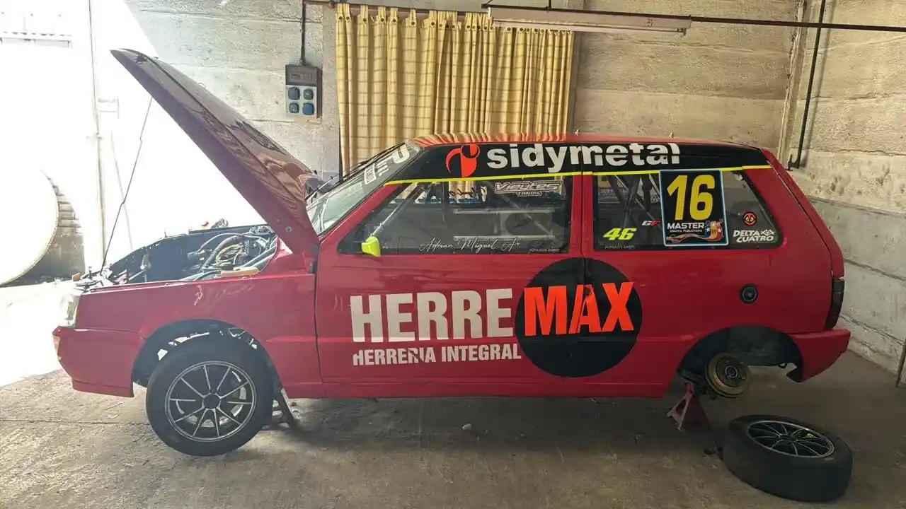 Miguel prepara su primera carrera del año.