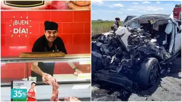 Quién era el carnicero de Pehuajó que murió en un choque frontal en ruta 5: tenía 2 hijas y era muy querido en la zona