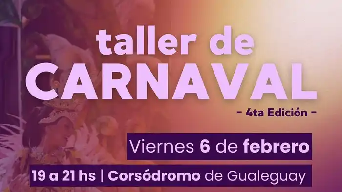 Elige Bailar presenta en Gualeguay la 4ª edición del Taller de Carnaval