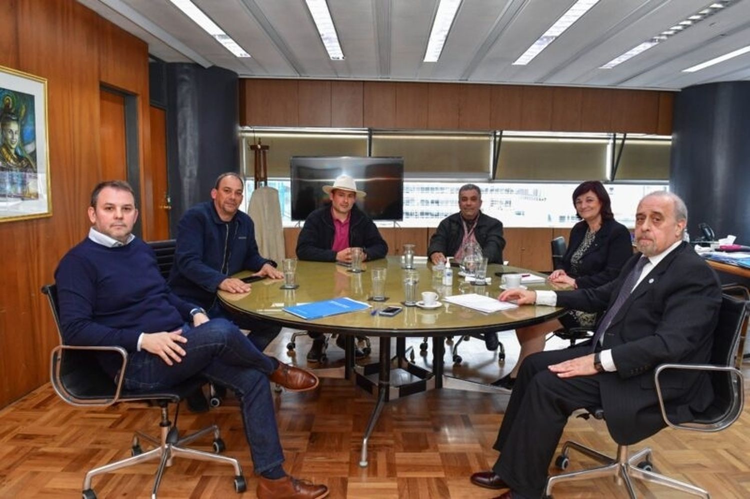 El Instituto Nacional de la Yerba Mate (INYM) dialogó con los ministerios de Agricultura y Trabajo de la Nación sobre la actividad yerbatera