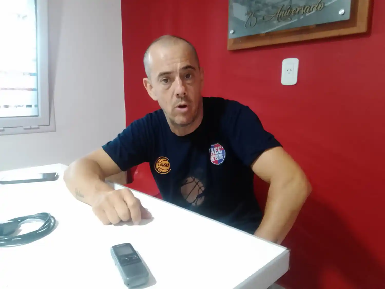 El entrenador Eduardo Blengini