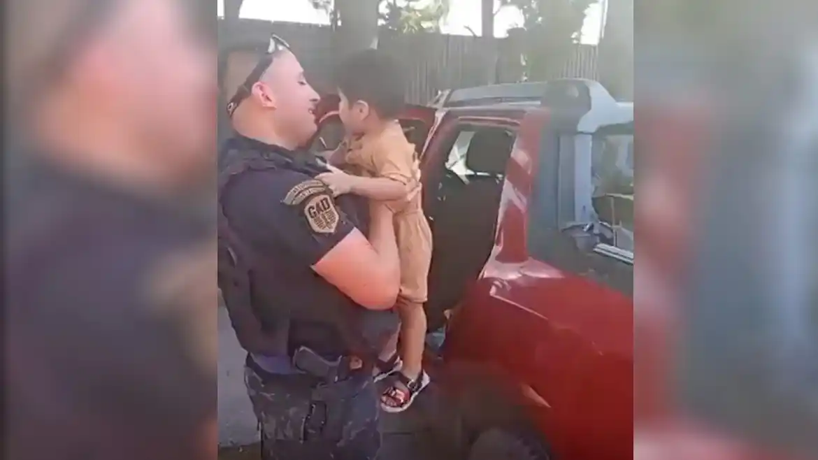 Facundo actuó rápido ante el peligro de vida que corría el menor.