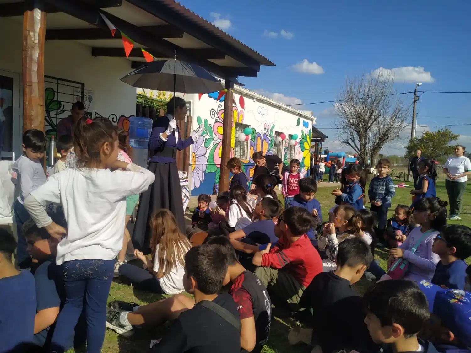 Los chicos disfrutaron de una jornada inolvidable en el CAPS. Foto: Gentileza