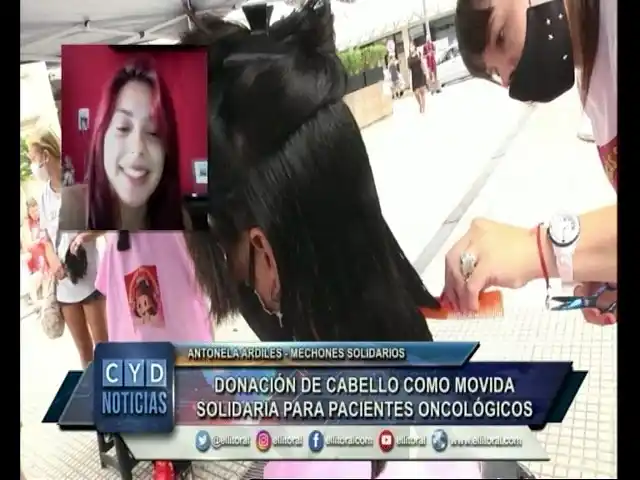 Donación de cabello como movida solidaria para pacientes oncológicos