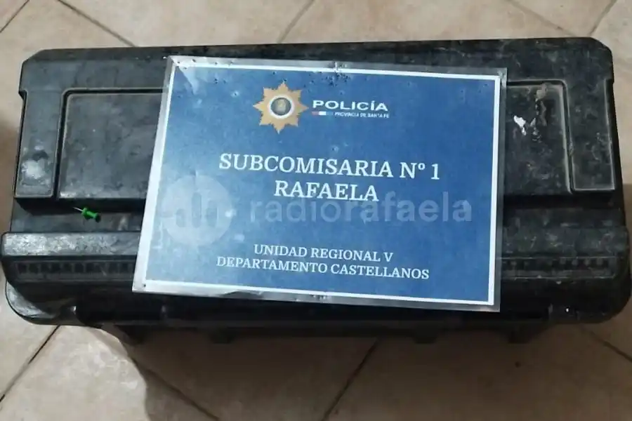 Encontraron una caja de herramientas en una requisa en barrio Zazpe