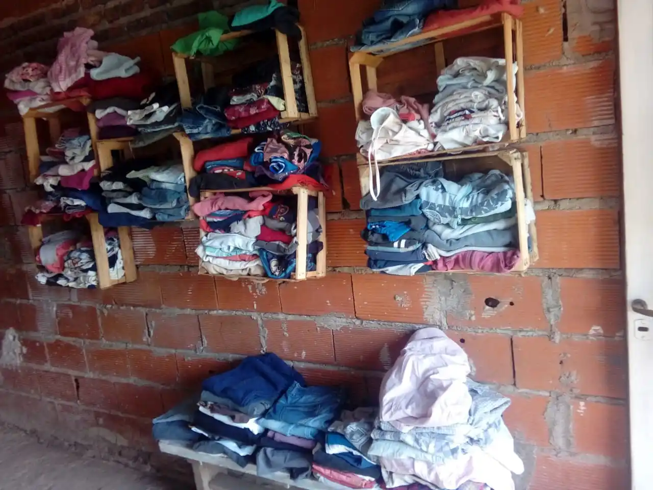 Natasha tiene un perchero solidario