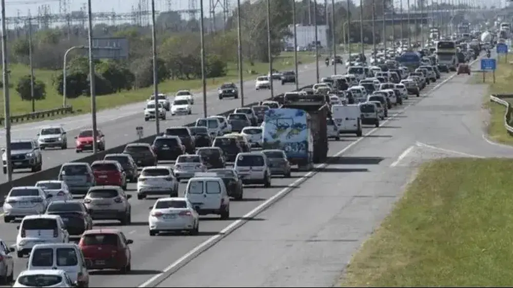 Mucho tránsito hacia la costa.