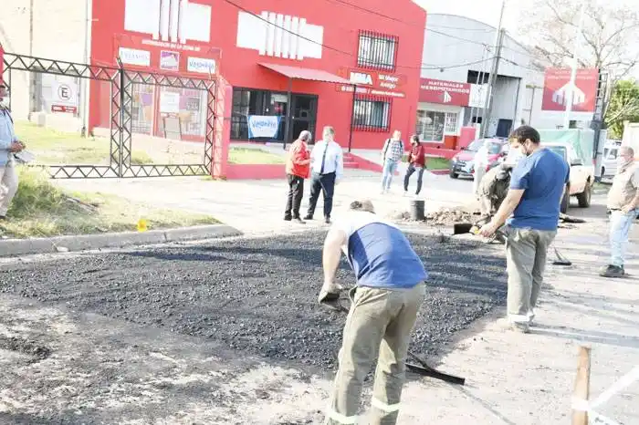 Septiembre comenzó con más  obras en la ciudad
