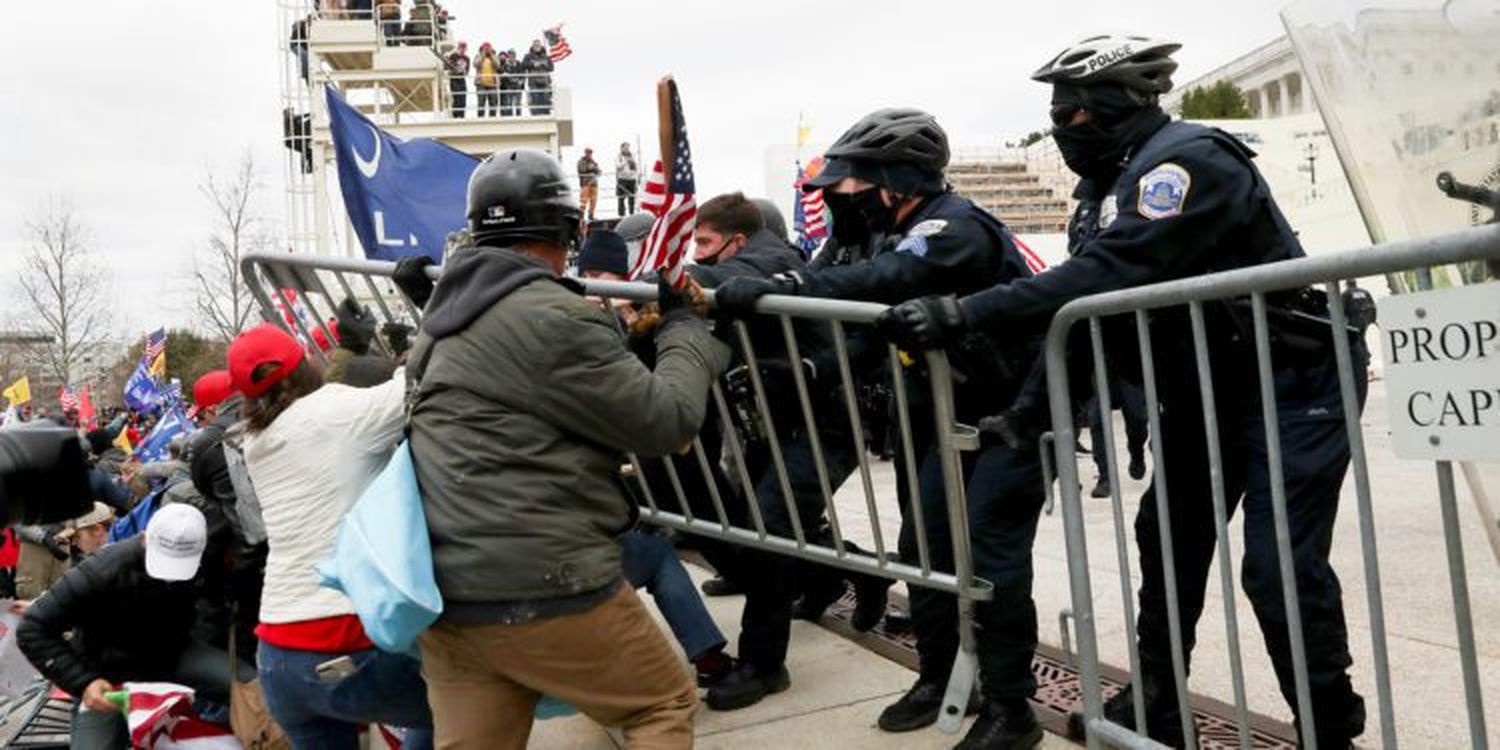 Disturbios en inmediaciones del Capitolio: manifestantes pro Trump intentan tomar la sede
