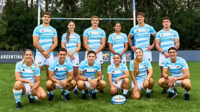 Las Yaguaretes y Los Pumas 7, listos para el  World Championship 2026 en Hong Kong. Foto: @lasyaguaretes