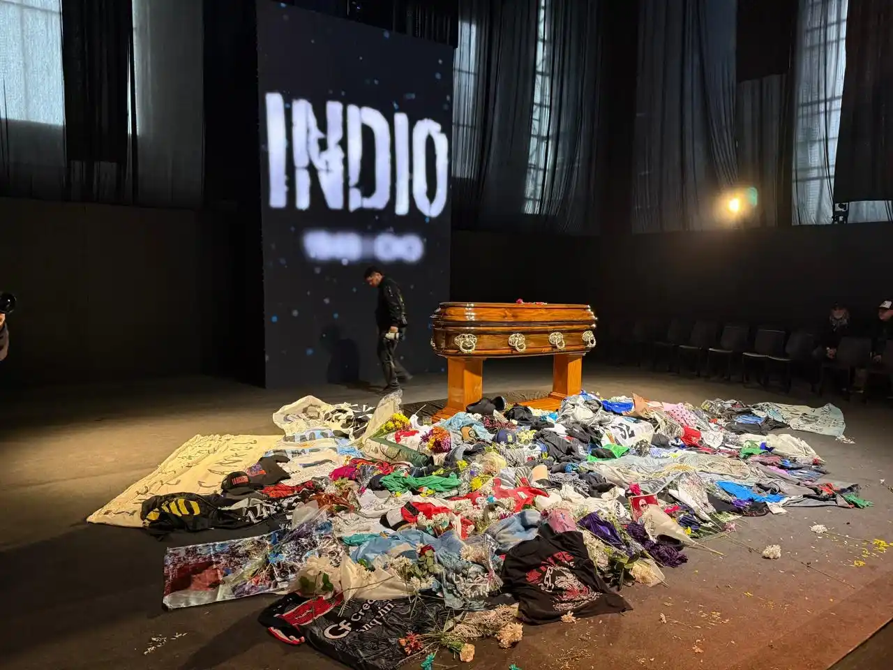 "Gracias, Indio". Los mensajes que llegaron hasta la despedida en Villa Domínico.