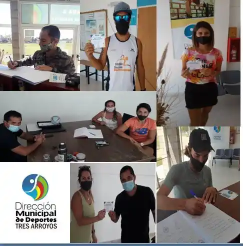 Entregaron credenciales a grupos de entrenamiento habilitados al aire libre