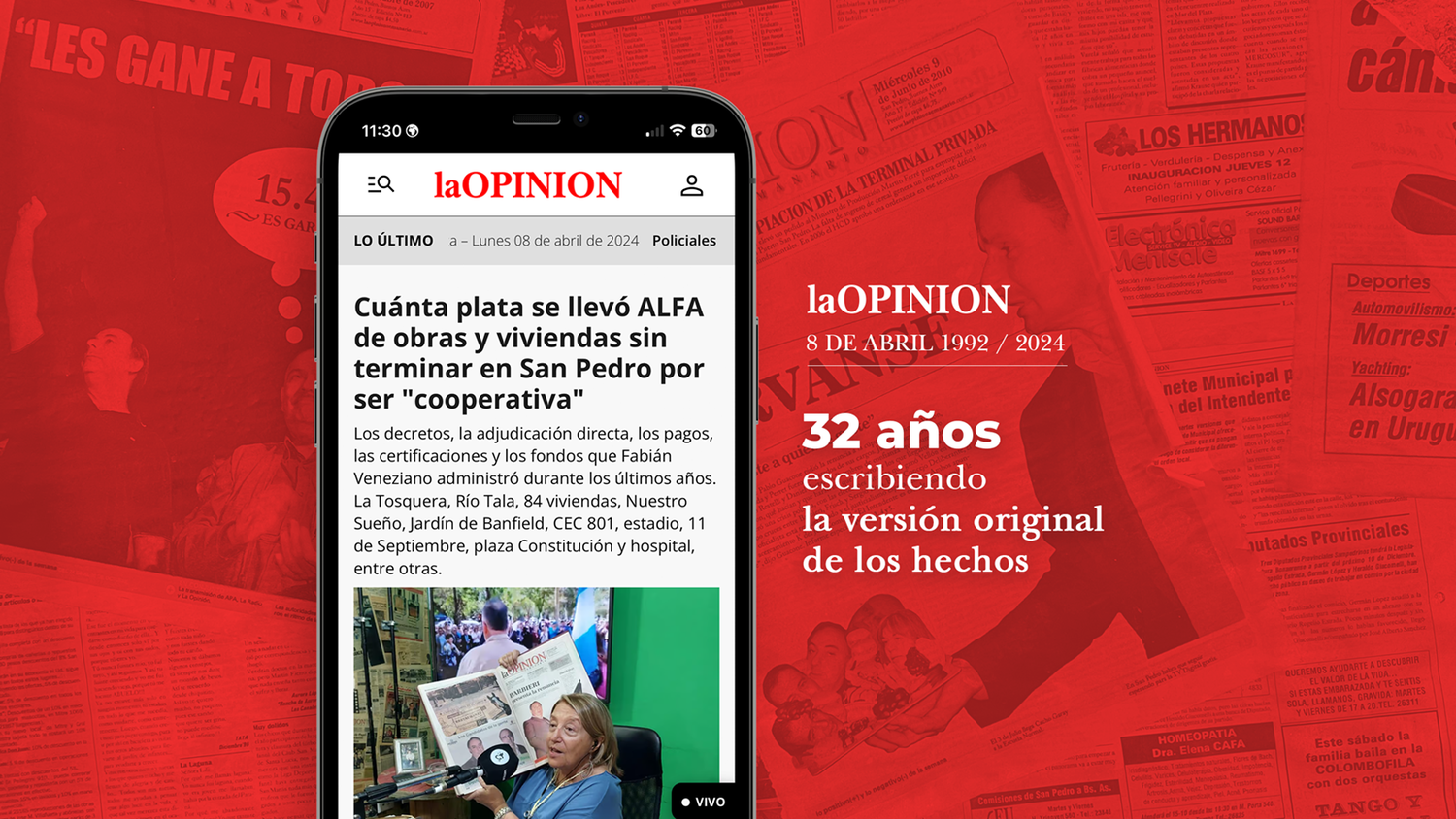 Aniversario de La Opinión: 32 años fastidiando a “la casta”