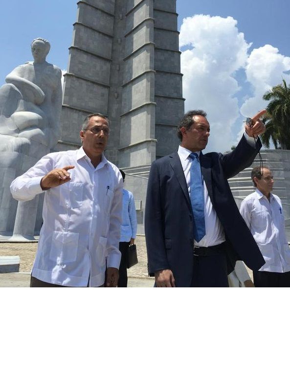 Scioli en Cuba: "Vamos a fortalecer la integración regional"