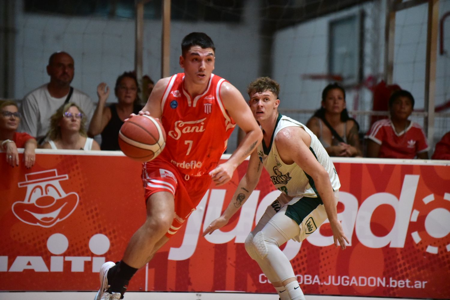 Jerónimo Suñe fue uno de los mejores jugadores del partido.