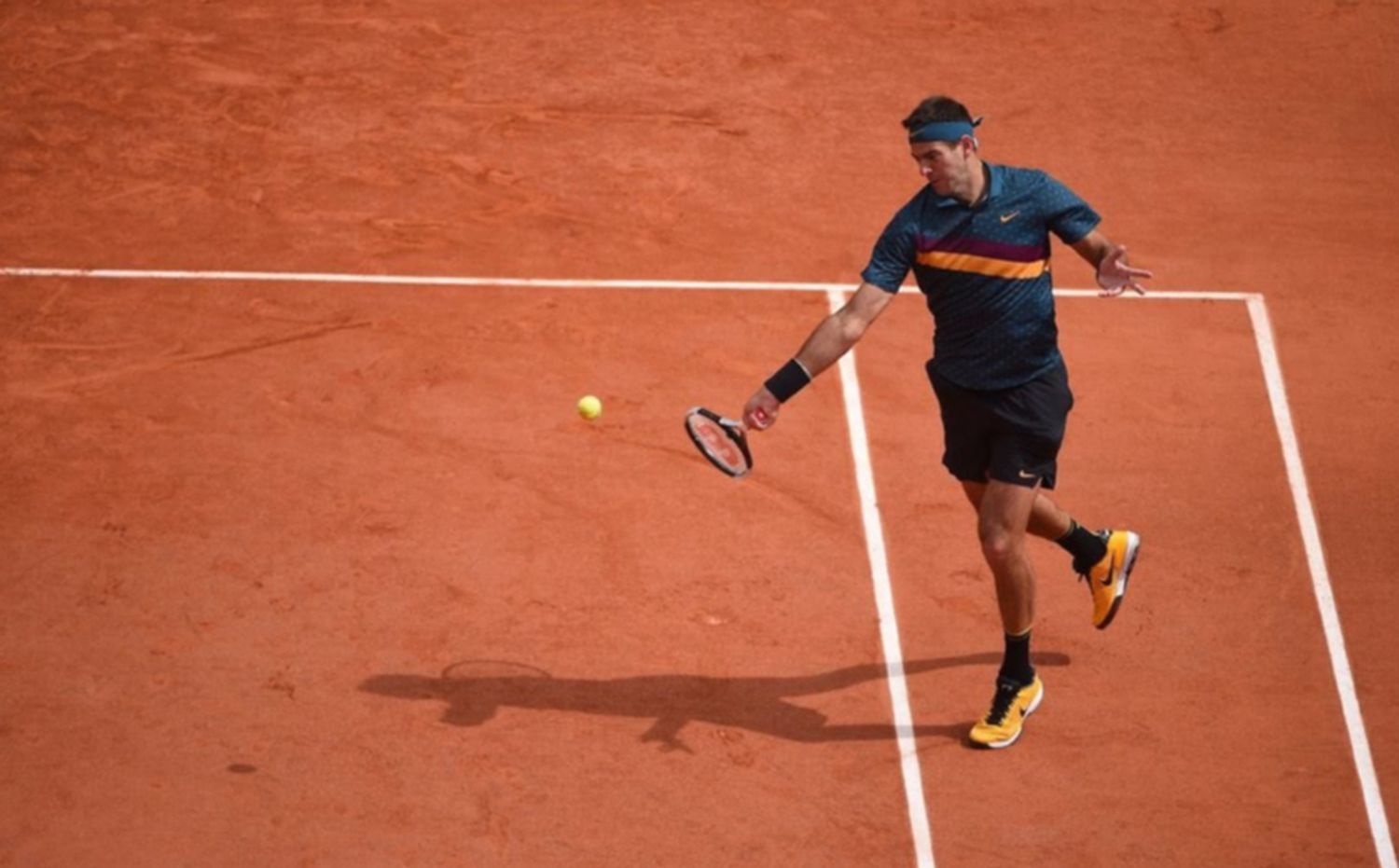 A pesar de los dolores en su pierna, Del Potro venció a Nishioka en cinco sets