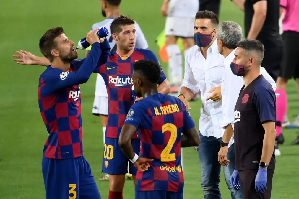 Barcelona goleó al Napoli y asegura su boleto a Portugal