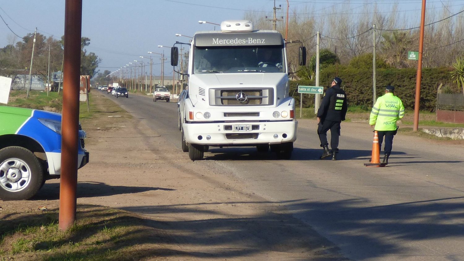 Operativo de seguridad vial en Monte Vera