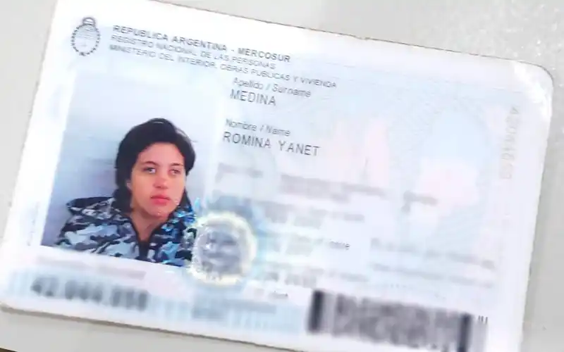 Encontraron el DNI de Romina