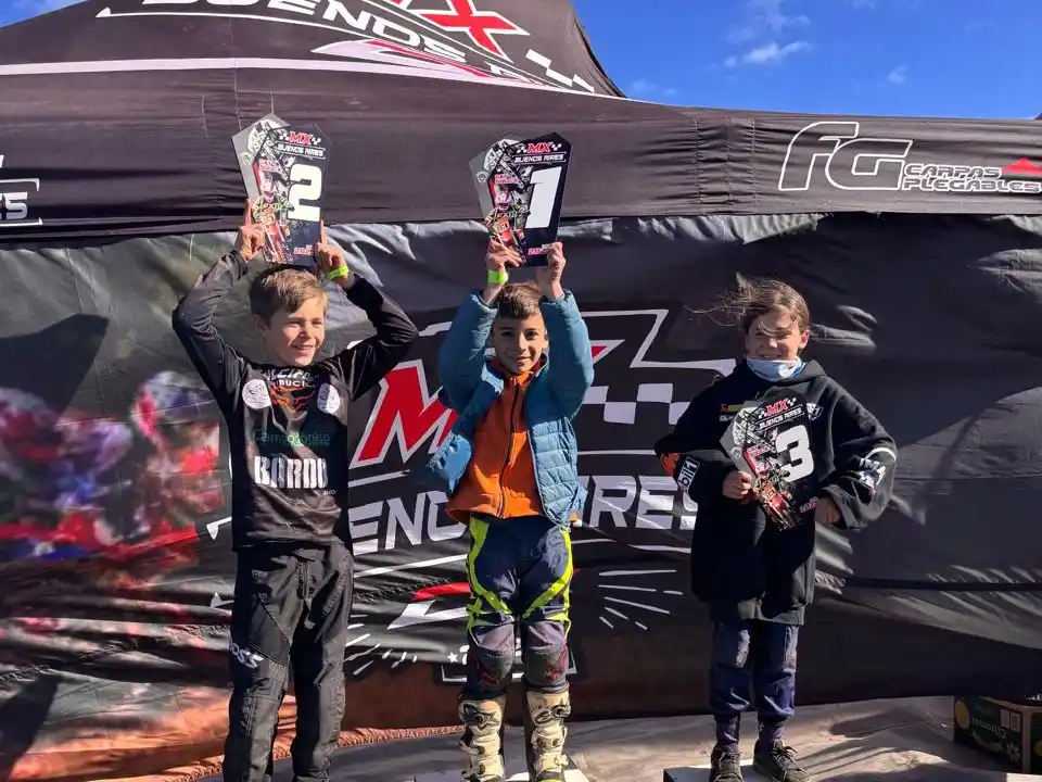 Valentino Bogue se quedó con el primer puesto en el MX Buenos Aires