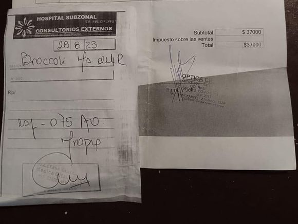 Trabaja pero no puede comprar sus anteojos